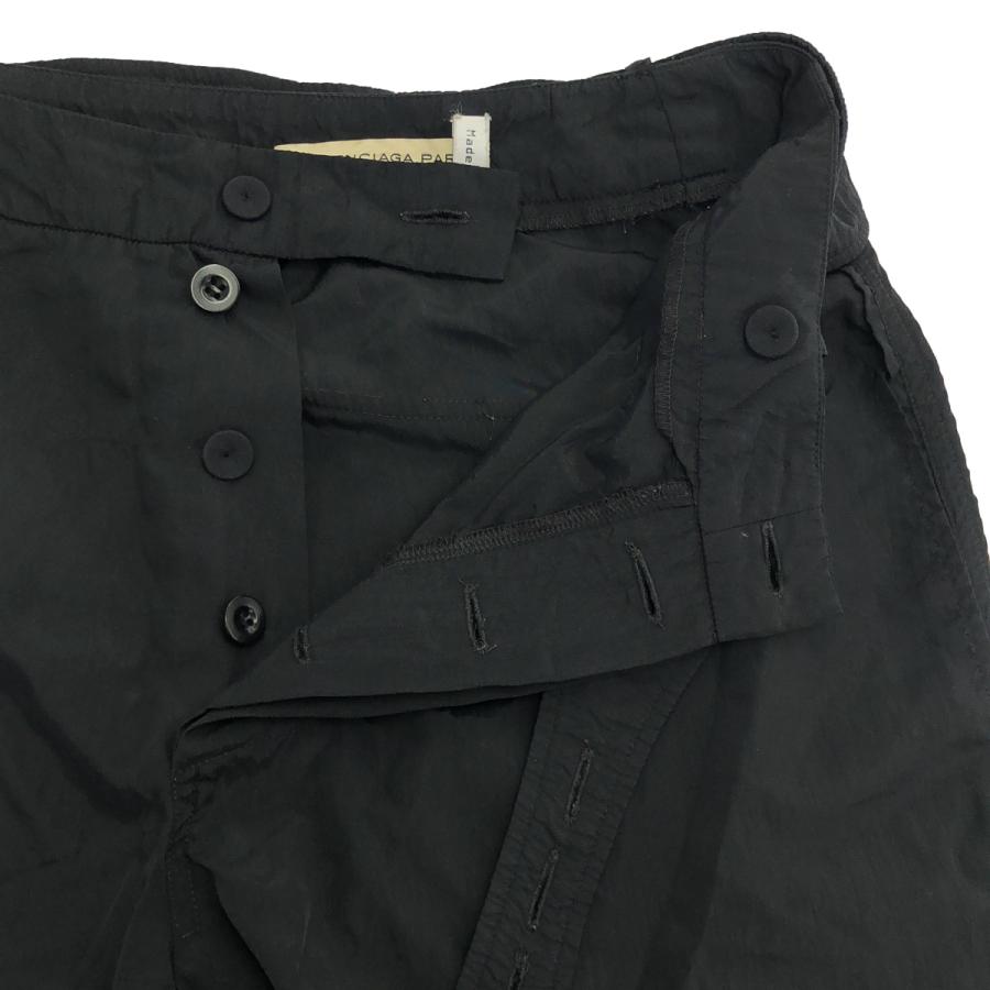 BALENCIAGA バレンシアガ ナイロンベルテッドパンツ ブラック -- ITB1QWM8T0D1