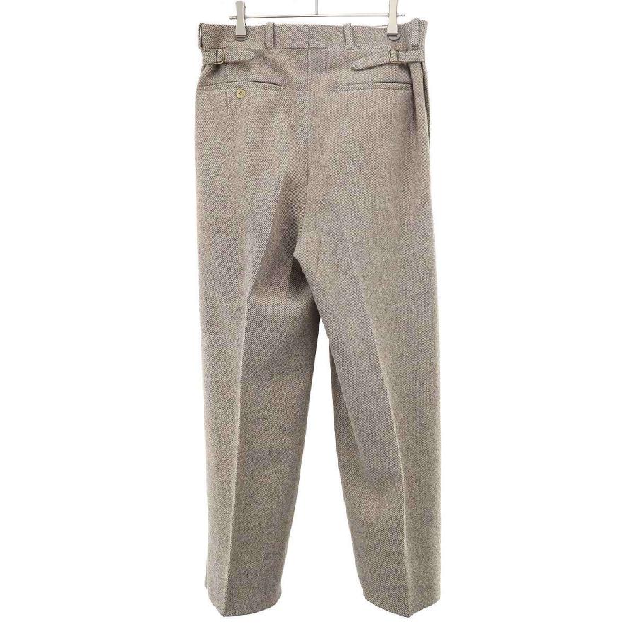 マーティーアンドサンズ MAATEE&SONS  25AW  JEFFERLY TWEED 2PLEATS TROUSER/MT5303-0214D 2タックツイードウールスラックスロングパンツ メンズ 1 MAATEE＆SONS（マーティーアンドサンズ） 25AW JEFFERLY TWEED 2PLEATS