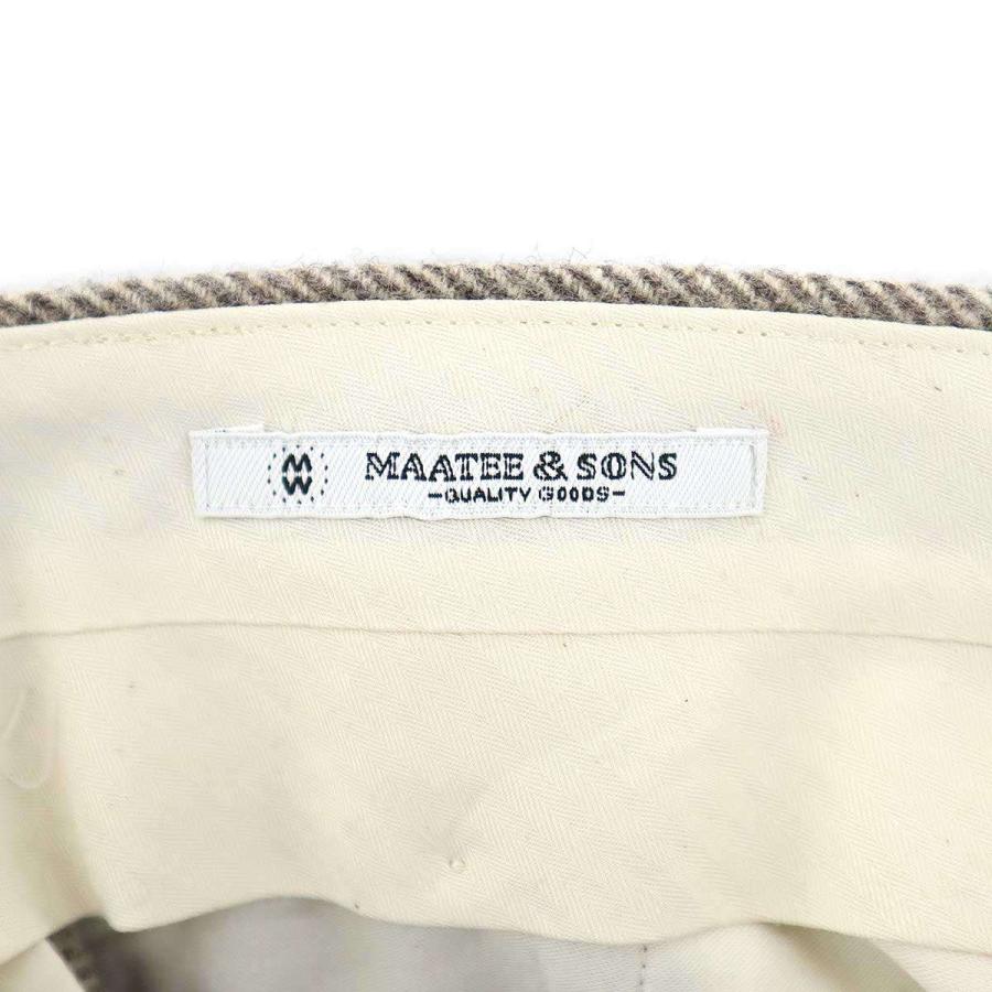 MAATEE＆SONS（マーティーアンドサンズ） 25AW JEFFERLY TWEED 2PLEATS