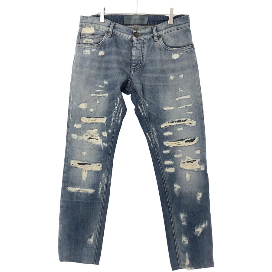 DOLCE&GABBANA ドルチェ&ガッバーナ ハードクラッシュデニム DOLCE&GABBANA ドルチェ&ガッバーナ ハードクラッシュデニム