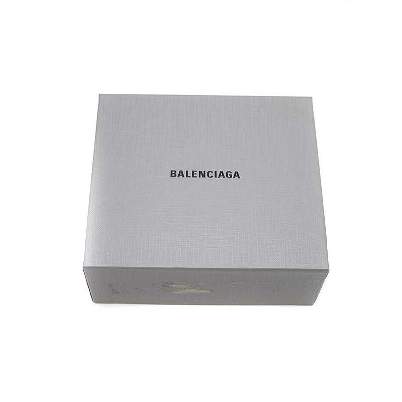 美品　バレンシアガ　ミニウォレット　二つ折り財布　ネオクラシック　クロコ型押し BALENCIAGA バレンシアガ ネオクラシック クロコ型押しミニ