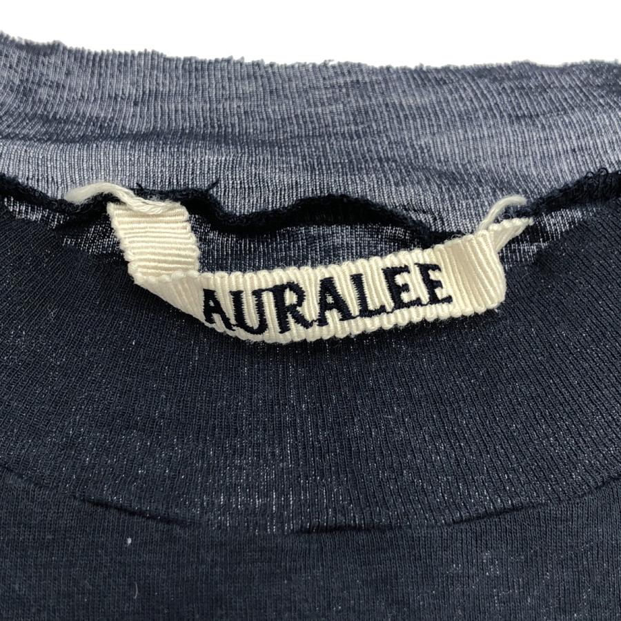 AURALEE（オーラリー） HIGH GAUGE SHEER RIB L/S TEE ロングスリーブT
