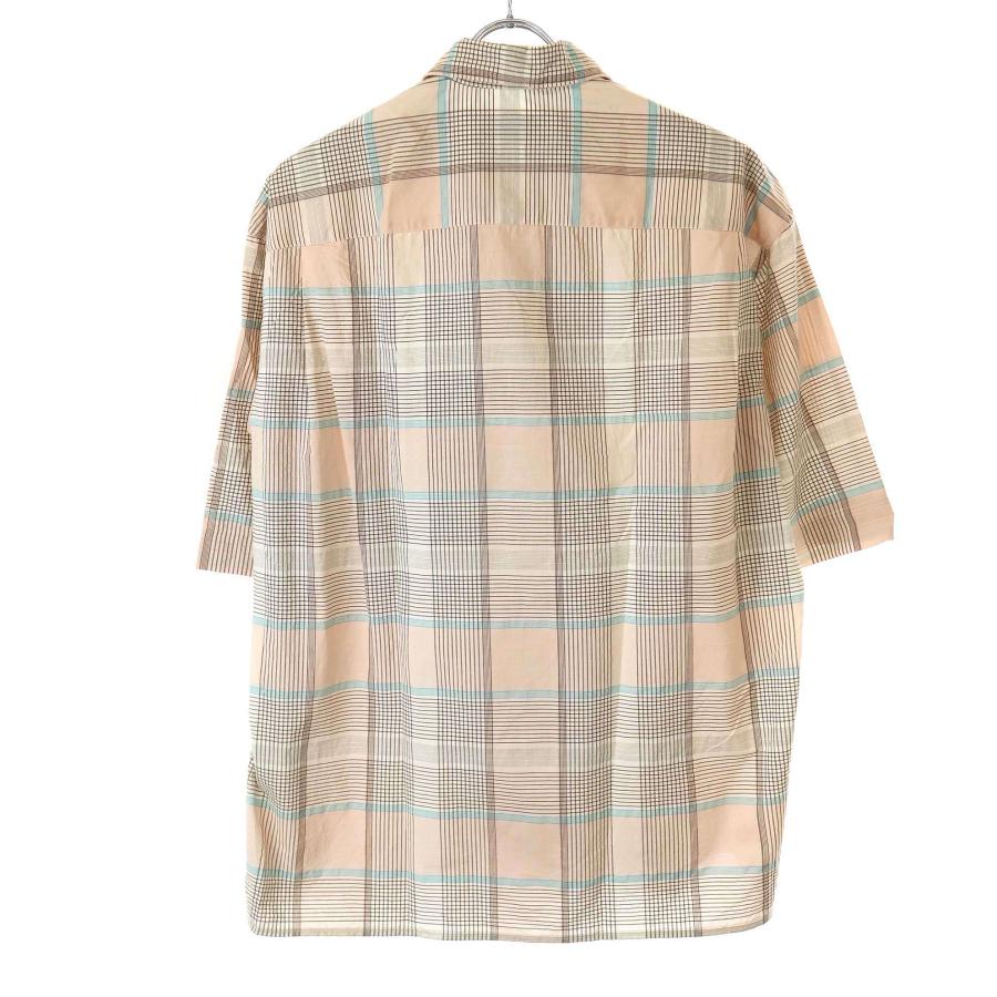 LEMAIRE ルメール チェックショートスリーブオープンカラー LEMAIRE ルメール チェックショートスリーブオープンカラー
