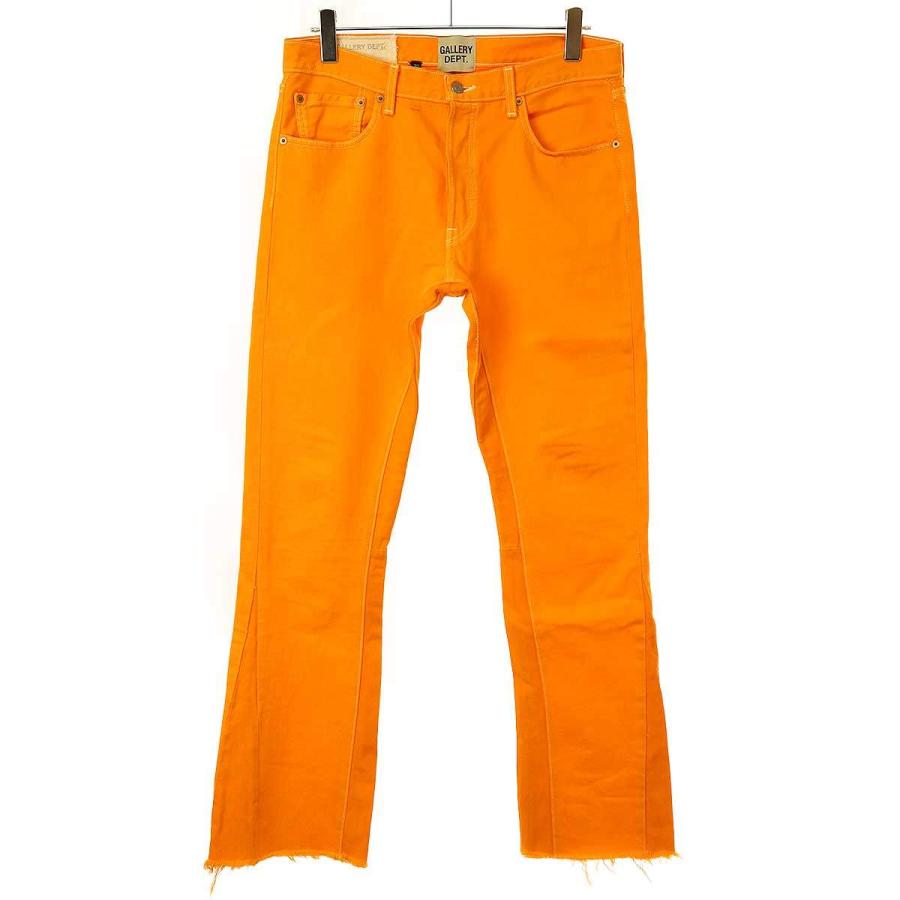 GALLERY DEPT. ギャラリーデプト Orange La Flare Denim Pants 501 再 