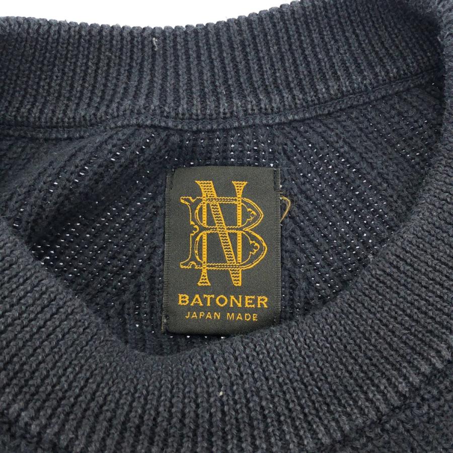 BATONER バトナー THE SEAISLAND COTTON SIGNATURE CREW NECK ニット