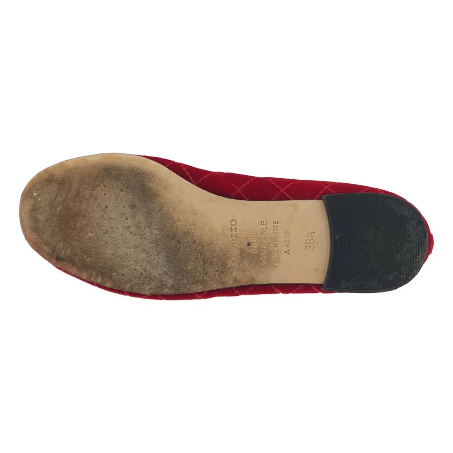 repetto（レペット） CENDRILLON ベロアキルティングバレエシューズ