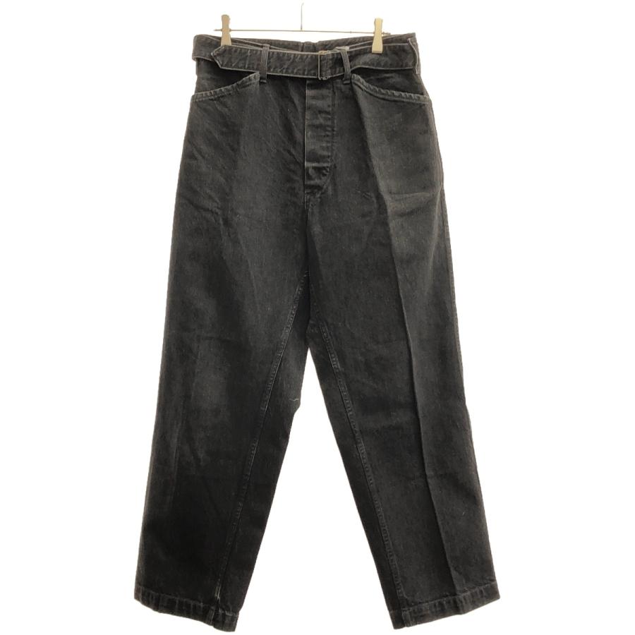 COMOLI コモリ 16AW ベルテッドデニムパンツ J03-03003 グレー 1