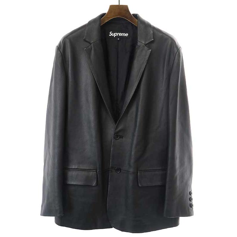 Supreme シュプリーム 19SS Leather Blazer レザーブレザーテーラード 