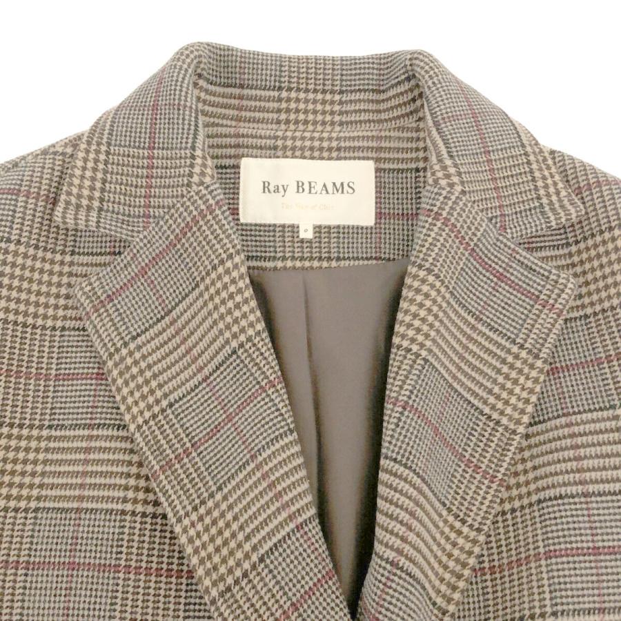Ray BEAMS（レイ ビームス） 20AW ハウンドトゥースウールダブルコート