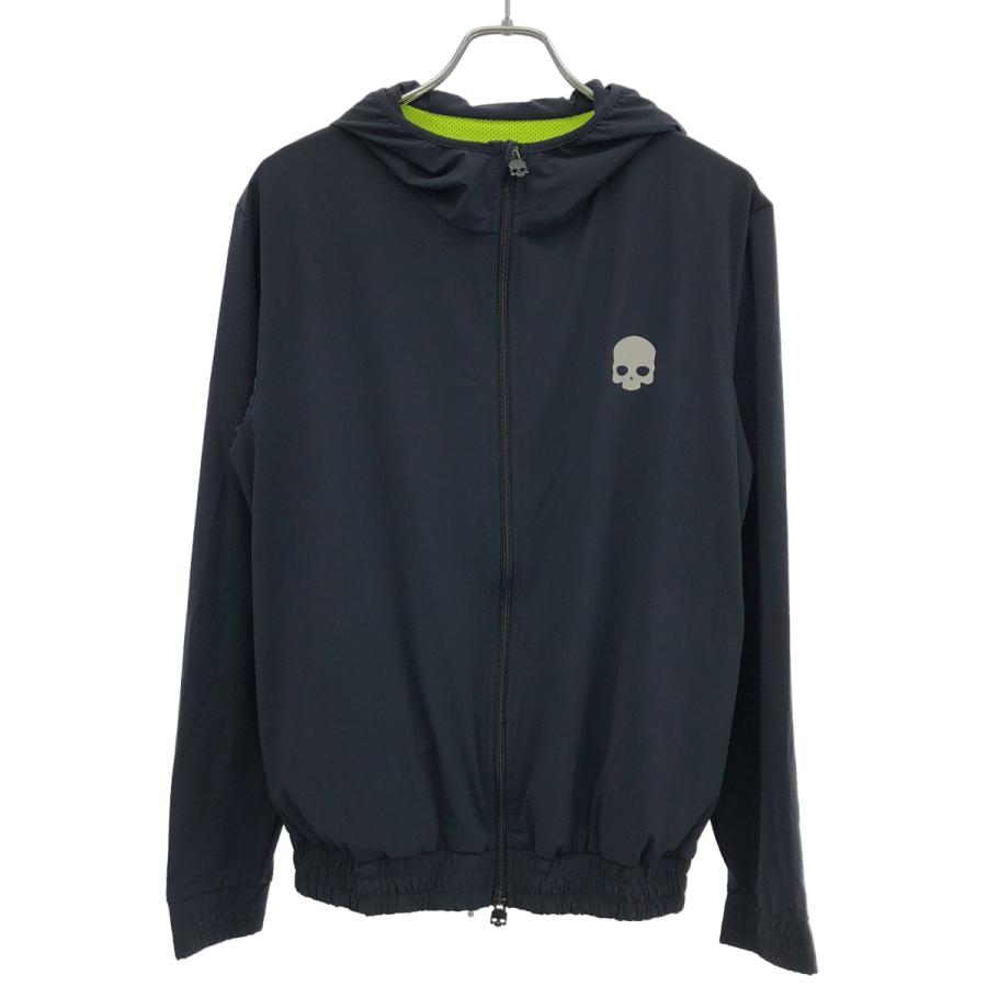 HYDROGEN ハイドロゲン ジップアップナイロンフーデッドジャケット パーカー&トラックパンツ セットアップ  ネイビー S HYDROGEN（ハイドロゲン） ジップアップナイロンフーデッドジャケット