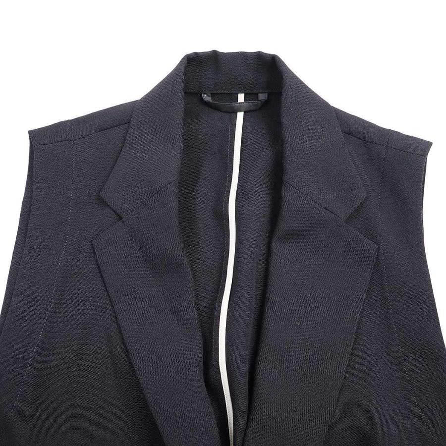 【希少品・美品】ujoh ウジョー　ノーカラージャケット　ジレ　セット　サイズ2 UJOH｜ウール混ノーカラージャケット