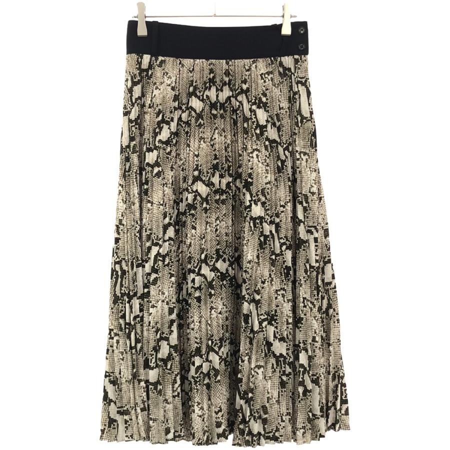 HYKE ハイク 17SS ポリエステルパイソンプリーツスカート 171-14029  