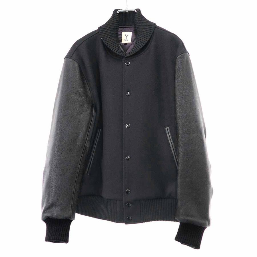 Scye（サイ） District別注 VARSITY JACKET レザー切替 ヴァーシティ
