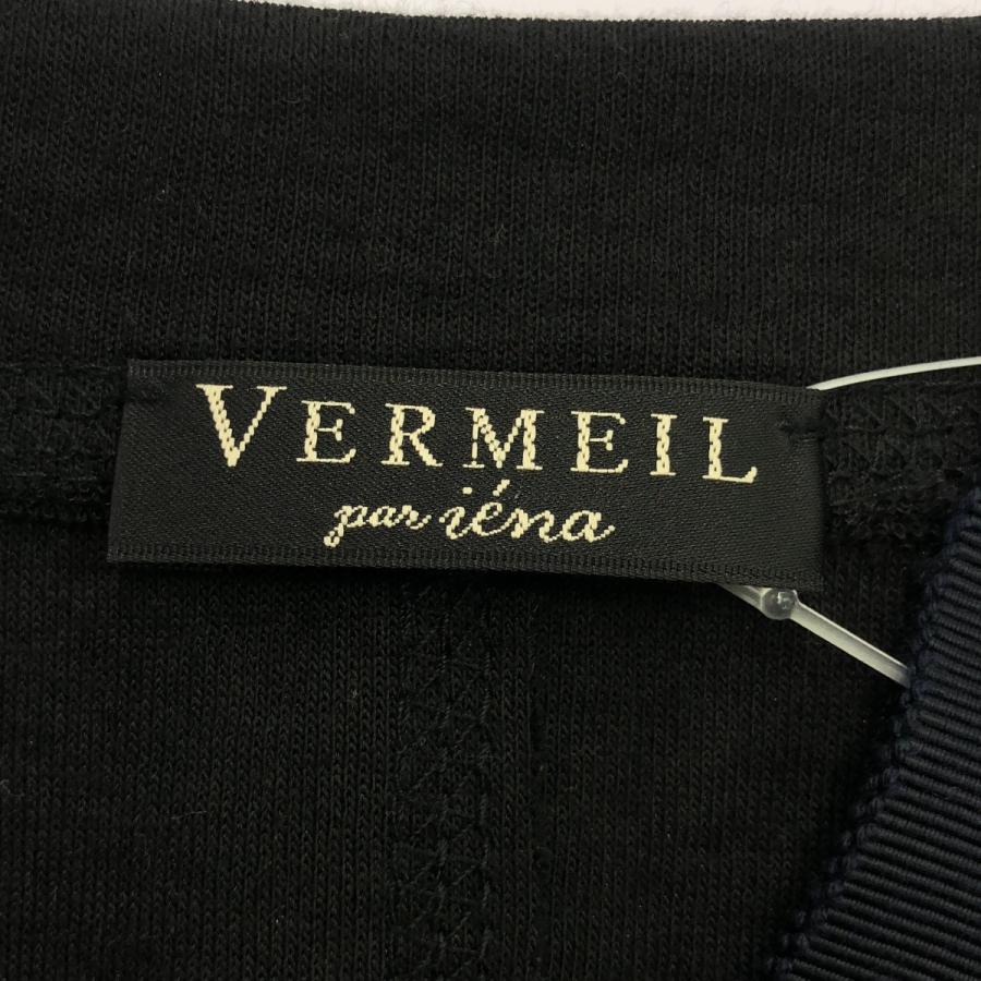 美品　VERMEIL par iena mapelバイカラージャケット　イタリア セール】mapel バイカラージャケット◇（ノーカラージャケット