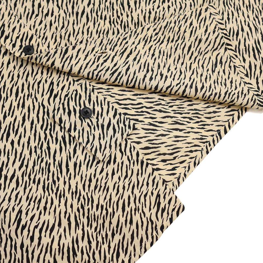 SAINT LAURENT PARIS サンローラン パリ ショートスリーブゼブラシャツ