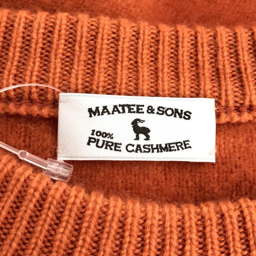 MAATEE＆SONS マーティーアンドサンズ P/O SWEATER カシミヤプル
