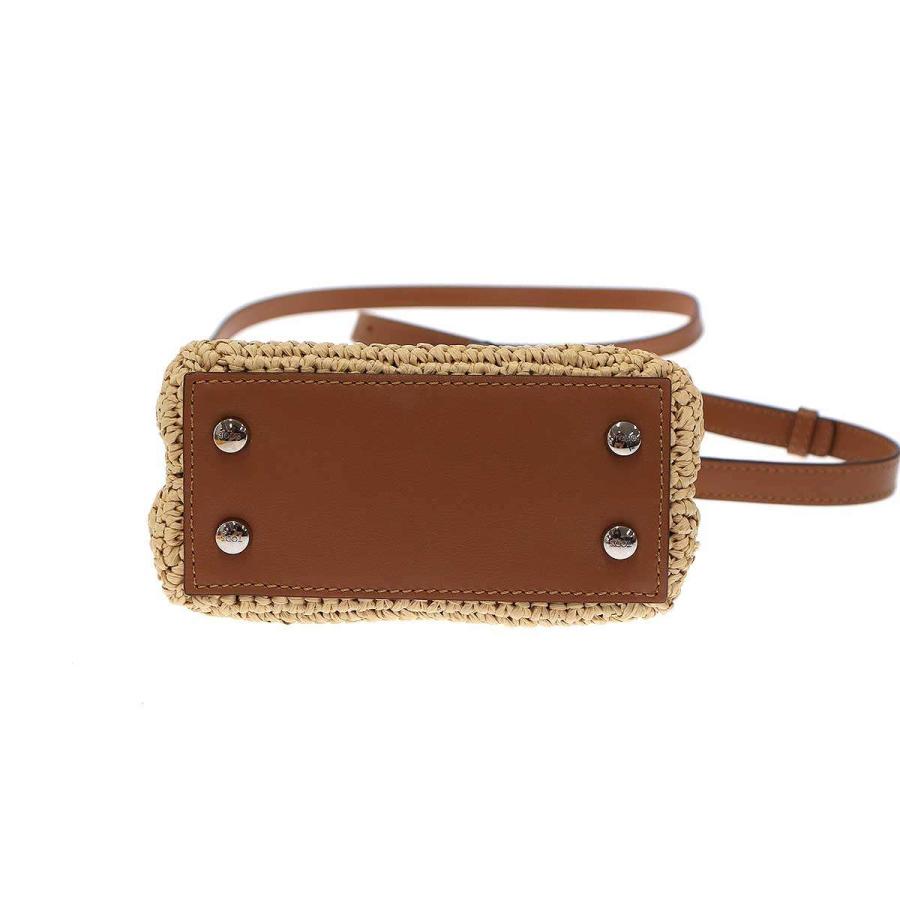 TOD'S（トッズ） TOD'S FLORIDA DOUBLE MICRO Tタイムレス ラフィア