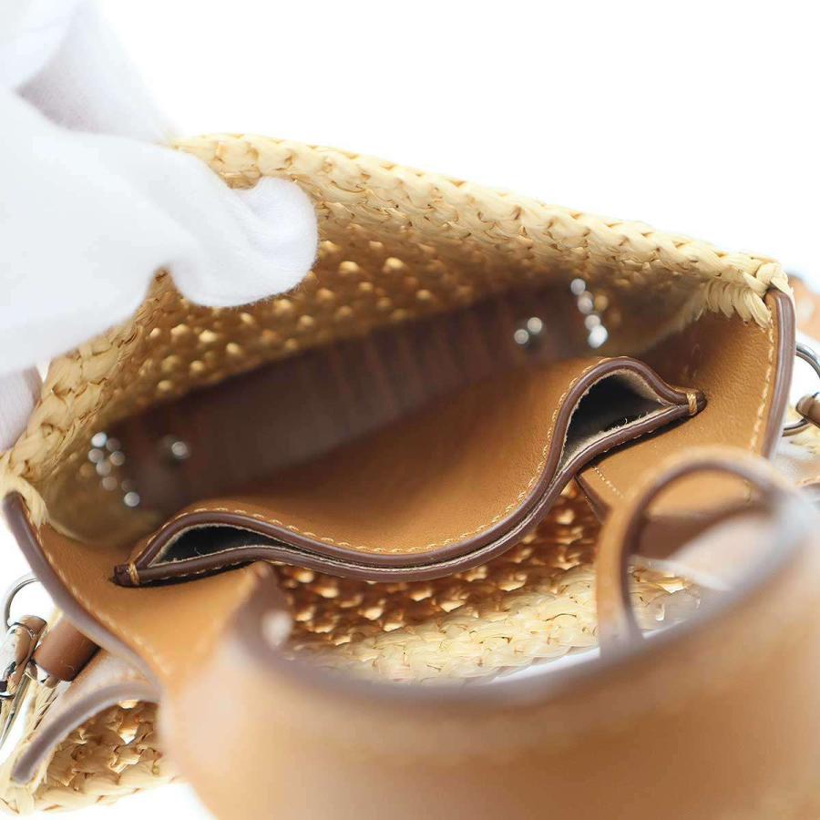 TOD'S（トッズ） TOD'S FLORIDA DOUBLE MICRO Tタイムレス ラフィア
