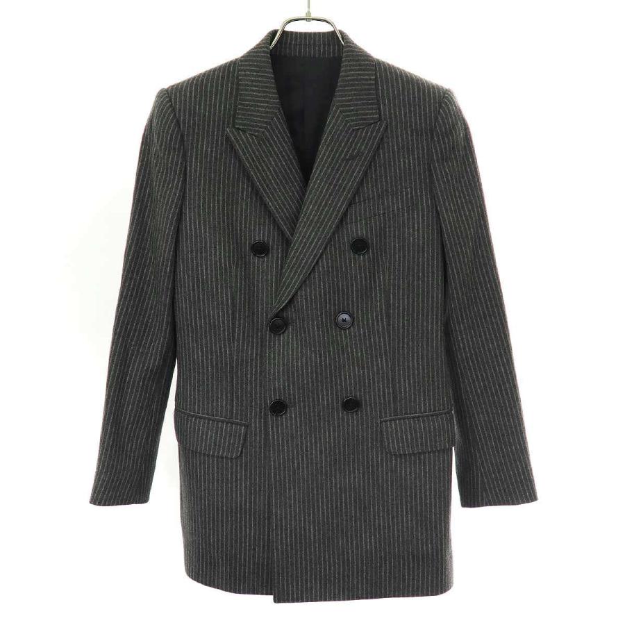 celine セリーヌ　44 ストライプスーツ CELINE（セリーヌ） ストライプ ウールダブルブレストジャケット