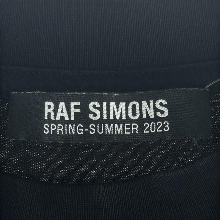 RAF SIMONS（ラフ シモンズ） 23SS ロゴパッチノースリーブトップス T 
