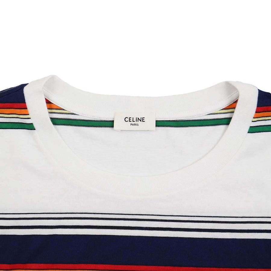 CELINE セリーヌ トリオンフ ボーダールーズTシャツ 2X04I807M CELINE セリーヌ トリオンフ ボーダールーズTシャツ 2X04I807M