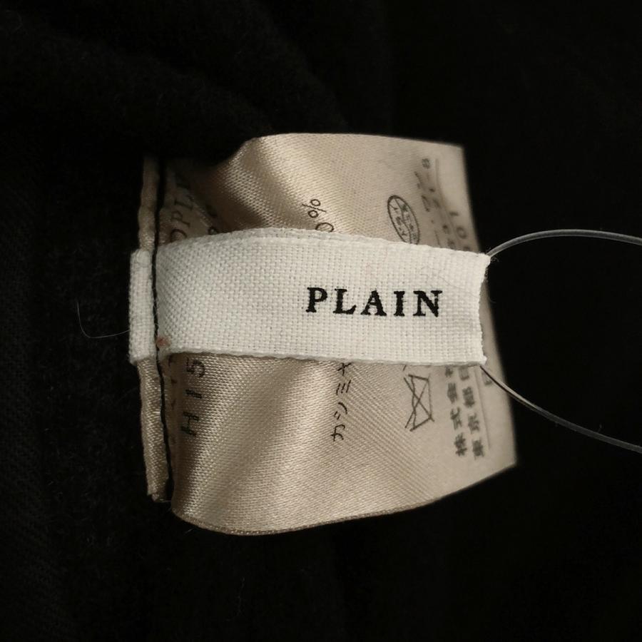 PLAIN PEOPLE プレインピープル ダブルフェイスカシミヤフーデッドショートコート H1563UC426 ブラック 3 ITBNQSA5OZLE｜modescape｜03