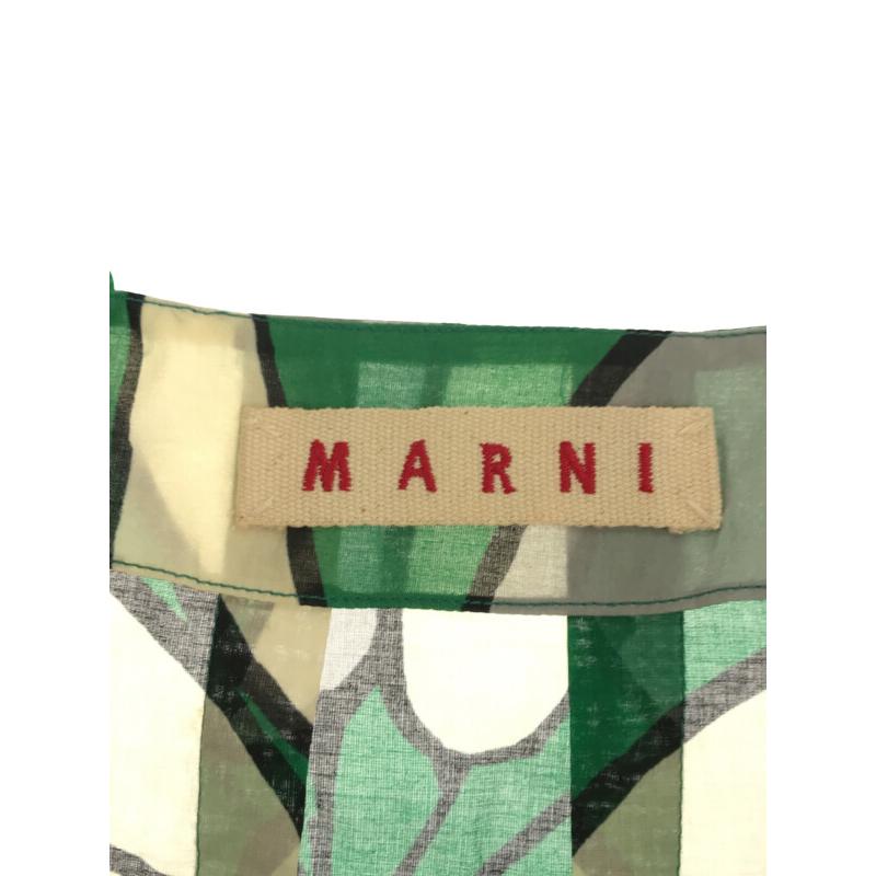 MARNI マルニ フローラルプリントコットンキャミソールシャツブラウス 