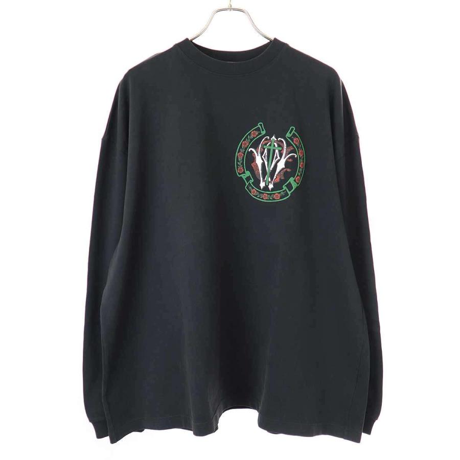 WILLY CHAVARRIA ウィリーチャバリア 長袖Tシャツ グレー L