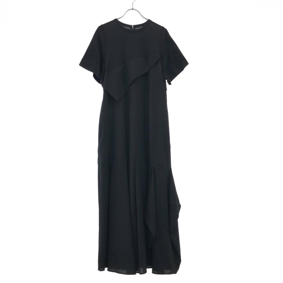 ENFOLD LAYERED DRESS レイヤードドレス ワンピース ネイビー enfold