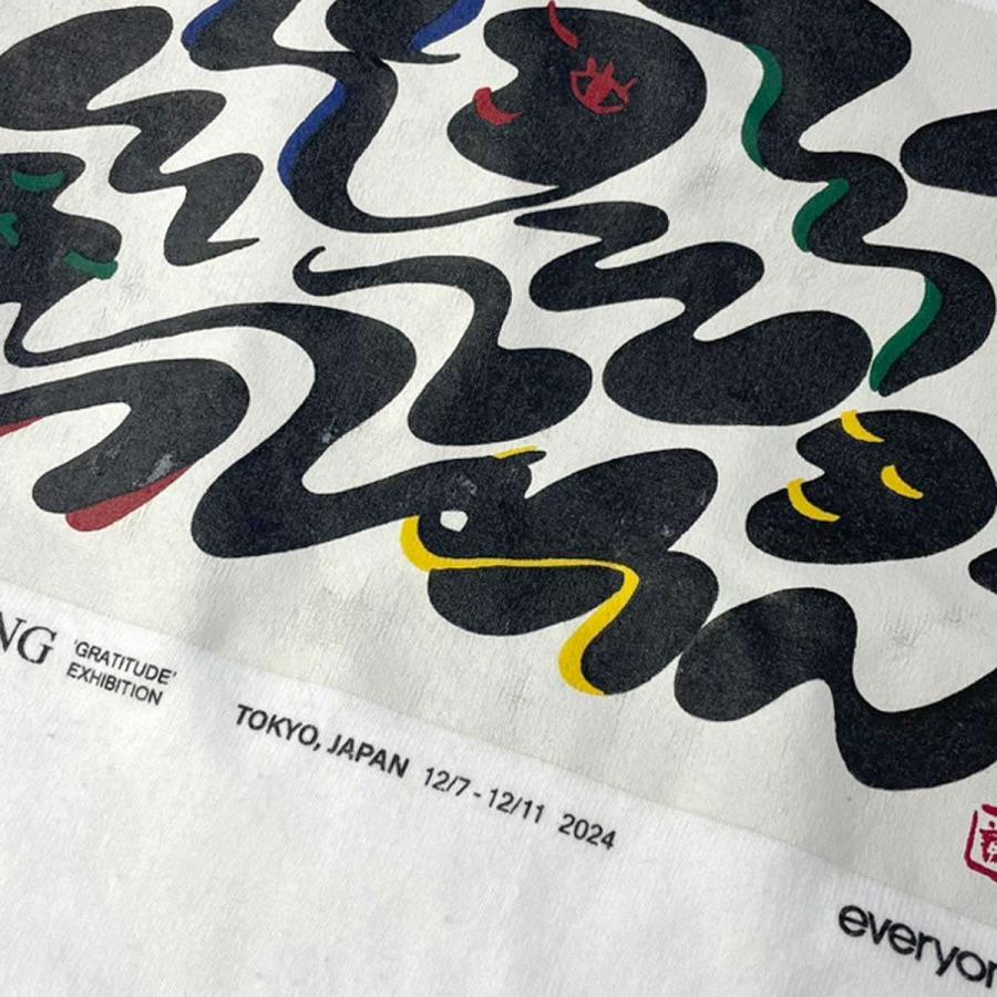 トートバッグ付き　everyone Vincent Tsang ロンT everyone エブリワン VINCENT TSANG 'GRATITUDE' S/S TEE 限定プリント
