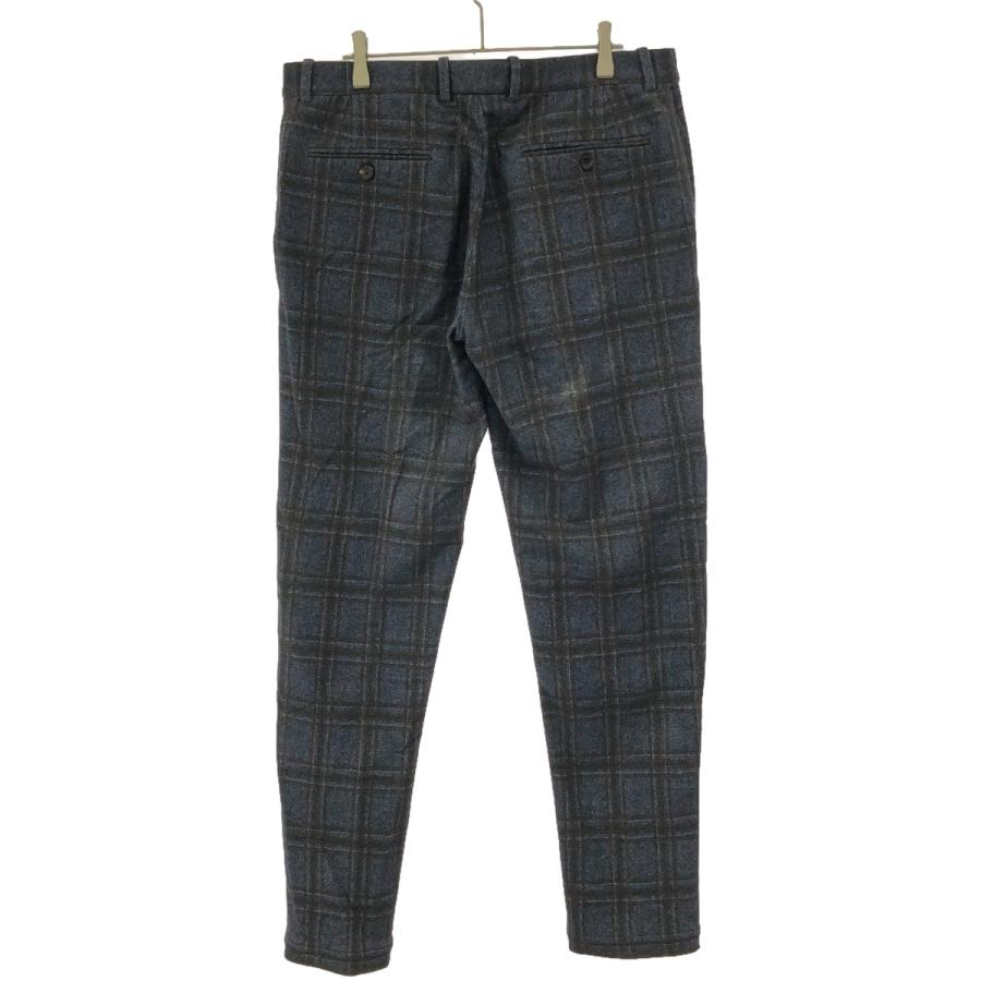 CIRCOLO 1901 グレー チェック スラックス CIRCOLO 1901 チルコロ1901 チェック柄コットンストレッチ