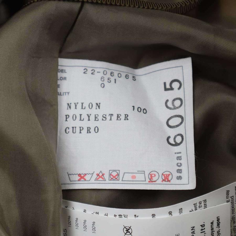 sacai サカイ 22SS Nylon Twill Skirt ナイロンツイルスカート sacai サカイ 22SS Nylon Twill Skirt ナイロンツイルスカート