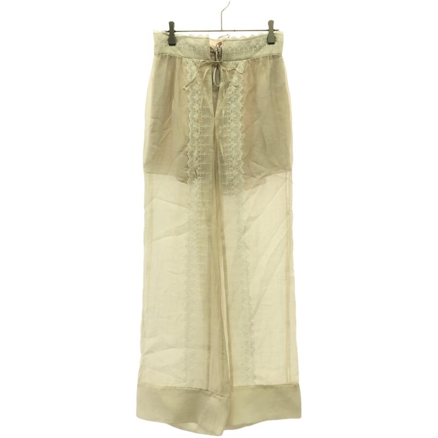 新品 FETICO EMI FUNAYAMA レース オーガンジー パンツ FETICO（フェティコ） EMI FUNAYAMA エミフナヤマ 24AW ORGANZA RUFFLE