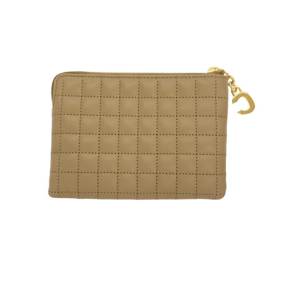 CELINE セリーヌ Cチャーム キルティングコインケース 10B823BFL  