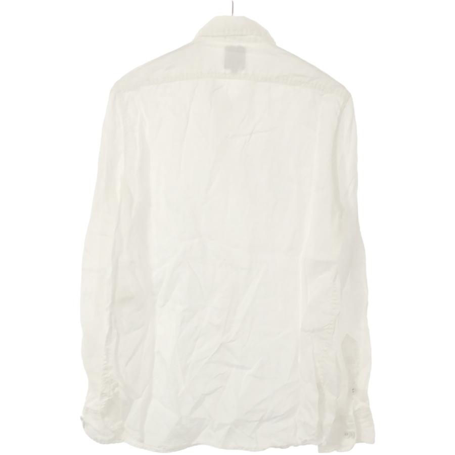 ブルーナボイン　リネン半袖シャツ　ホワイト BRU NA BOINNE スナフリネンシャツ [ホワイト]