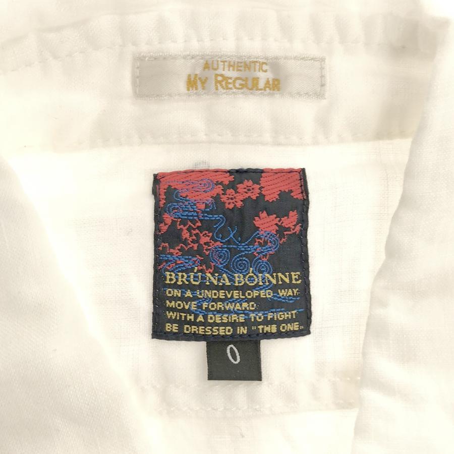 BRU NA BOINNE ブルーナボイン リネンシャツ ホワイト 0