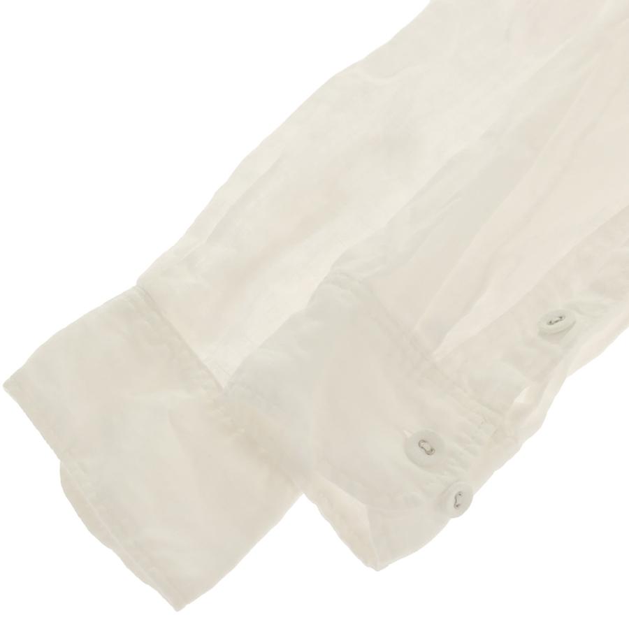 ブルーナボイン　リネン半袖シャツ　ホワイト ブルーナボイン リネン半袖シャツ ホワイト トップス