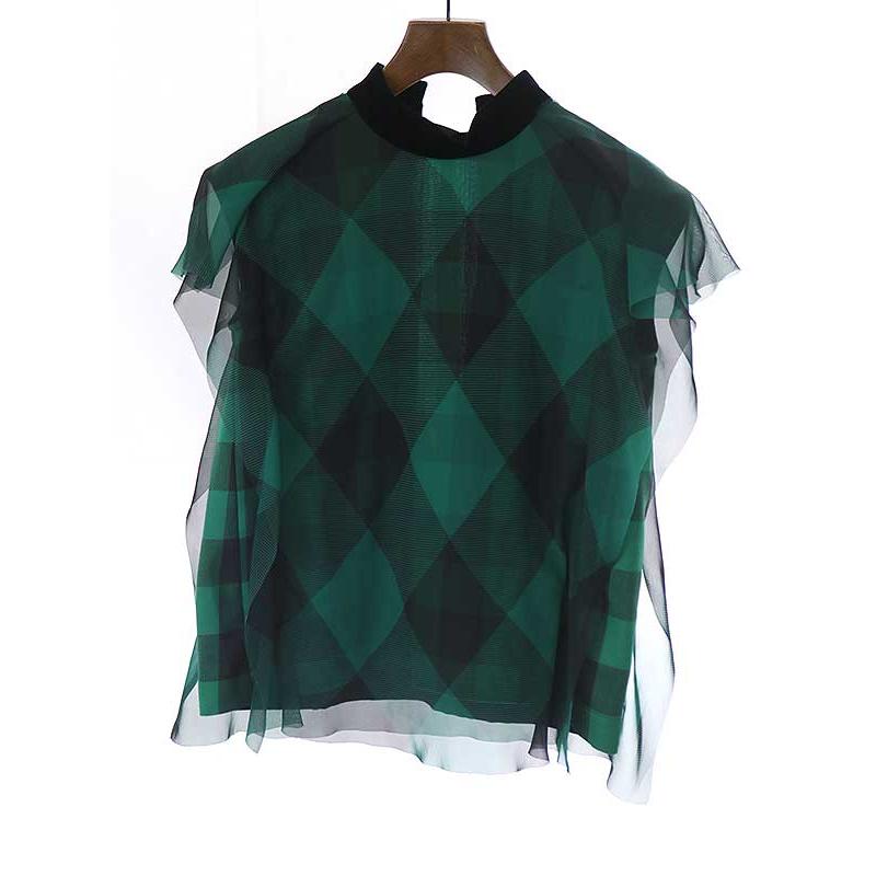 sacai サカイ 22SS バッファローチェックプルオーバーシャツ sacai サカイ 22SS バッファローチェックプルオーバーシャツ
