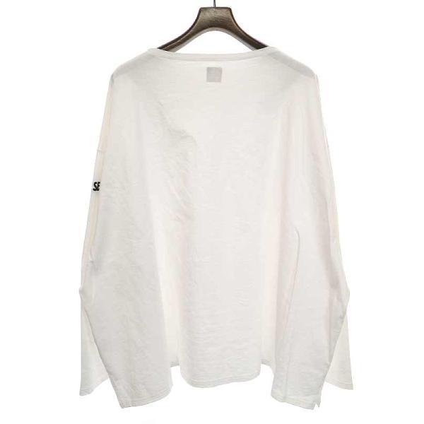 SEE SEE シーシー BOATNECK LS TEE ボートネックカットソー ホワイト
