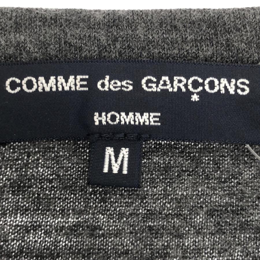 COMME des GARCONS HOMME コムデギャルソンオム 19AW チェック柄ウールニットセーター HD-T022 グレー M ITC21H9P4HLC｜modescape｜03