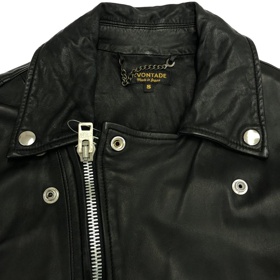 A VONTADE ア ボンタージ Roadmaster Jacket ダブルレザーライダースジャケット  ブラック S A VONTADE（ア ボンタージ） ア ボンタージ Roadmaster Jacket ダブル