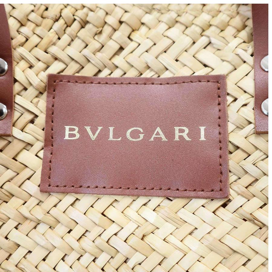 BVLGARI（ブルガリ） ドバイ限定 ホテル&リゾート ラフィア かごトート