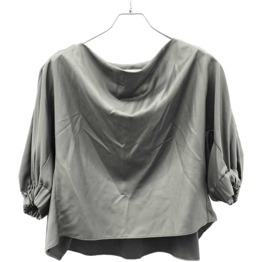 08sircus - 08sircus ゼロエイトサーカス 17SS gross satin dolman top グロスサテンドルマンスリーブトップス S17SL-TS02 グレー 1 08sircus ゼロエイトサーカス 17SS gross satin dolman top