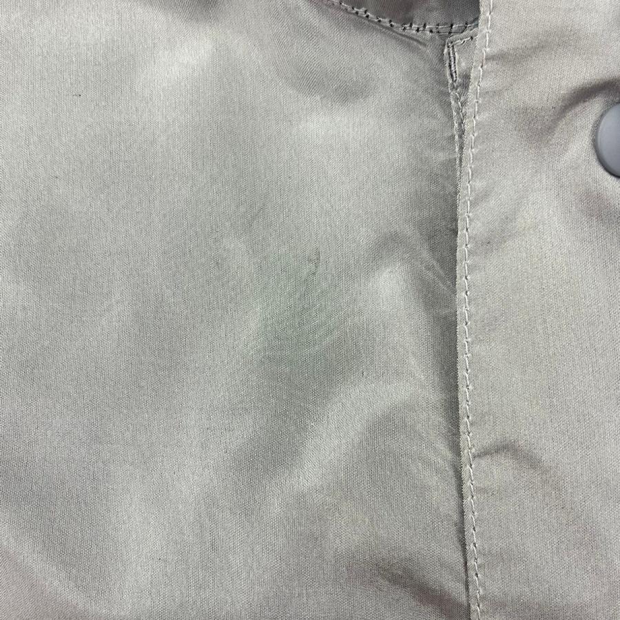 PRADA プラダ 22AW バックプリント シルクジャンプスーツ グレー S