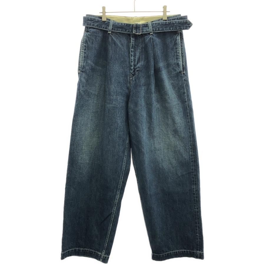 グラフ Graphpaper グラフペーパー 25SS Selvage Denim Belted Pants 