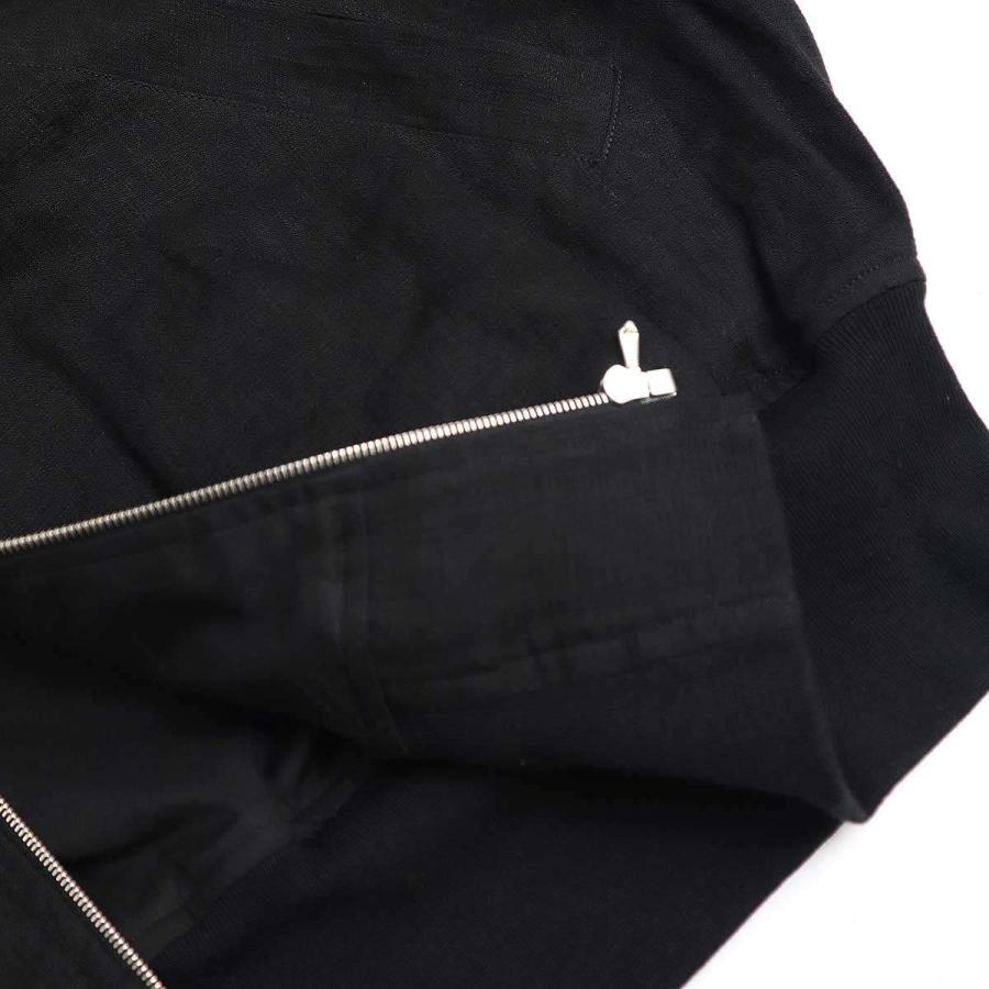 COMOLI コモリ 23SS リネンWクロスジップブルゾン X01-01023 ブラック  