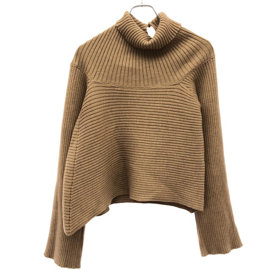 Maison Margiela 1 メゾン マルジェラ 15AW ハイネッククロップドニットセーター S31GP0045 S15446 キャメル M Maison Margiela（メゾンマルジェラ） Maison Margiela 1 メゾン