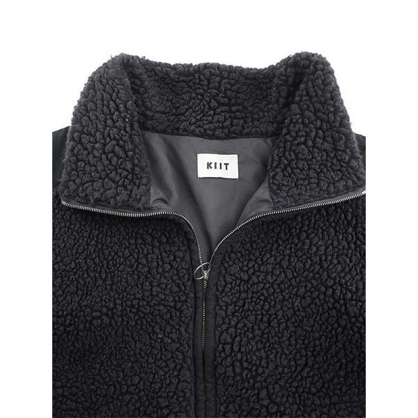 KIIT（キート） WOOL BOA FLEECE HI NECK BLOUSON ボアフリース 