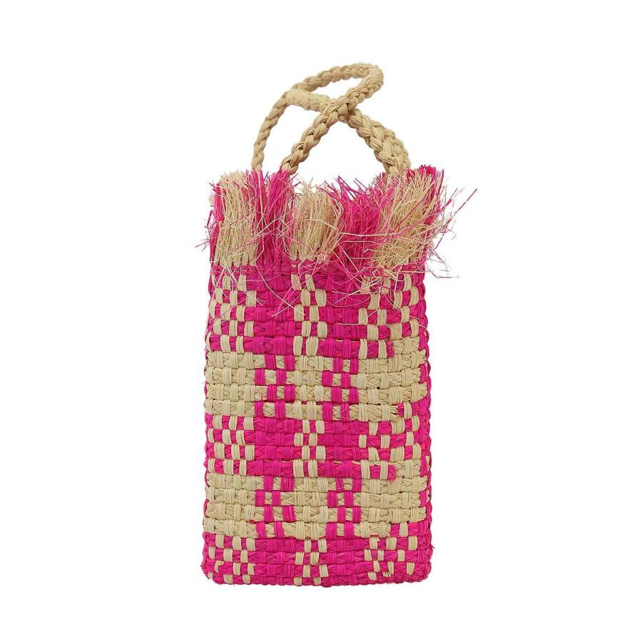 本日限定価格✨MARNI MARKET✨マルニ マーケット ラフィア かごバッグ MARNI（マルニ） MARKET マーケット ラフィア かごトートバッグ ピンク