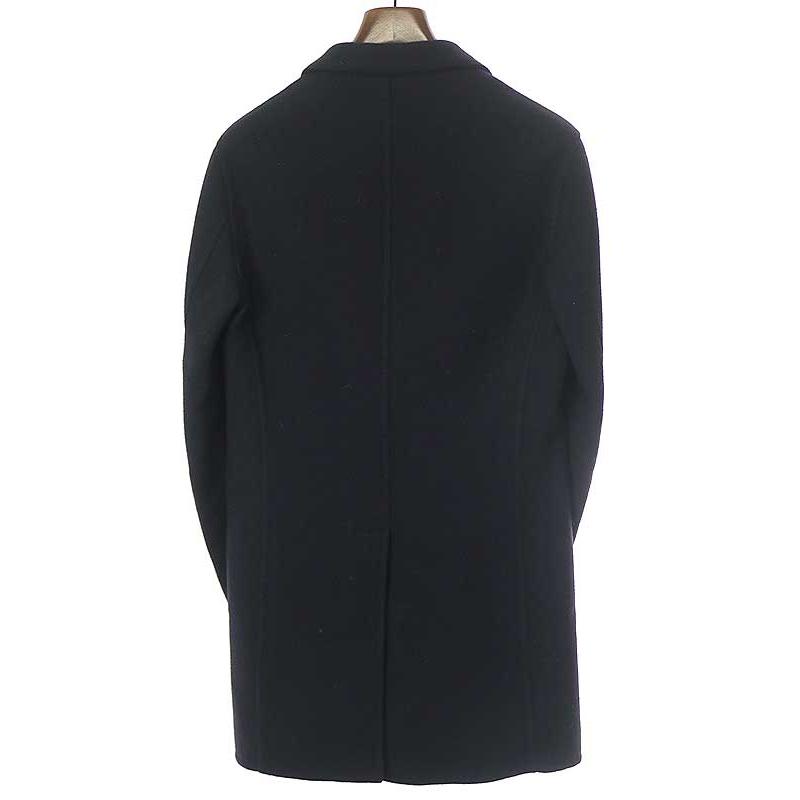 Caruso CARUSO カルーゾ 2TONE D/F CHETR ウールコート ブラック Caruso CARUSO カルーゾ 2TONE D/F CHETR ウールコート ブラック